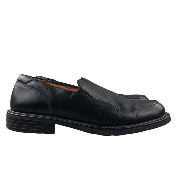 Florsheim Men\'s Size 11.5M Black Leather Closed Toe Elastic Gore Slip On Loafers main image 7